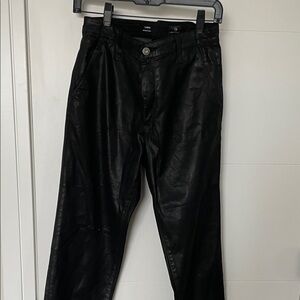 AG Adriano Goldschmied Black Women's Straight Leg Jeans